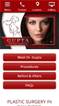 Mobile Screenshot of guptaplasticsurgery.com